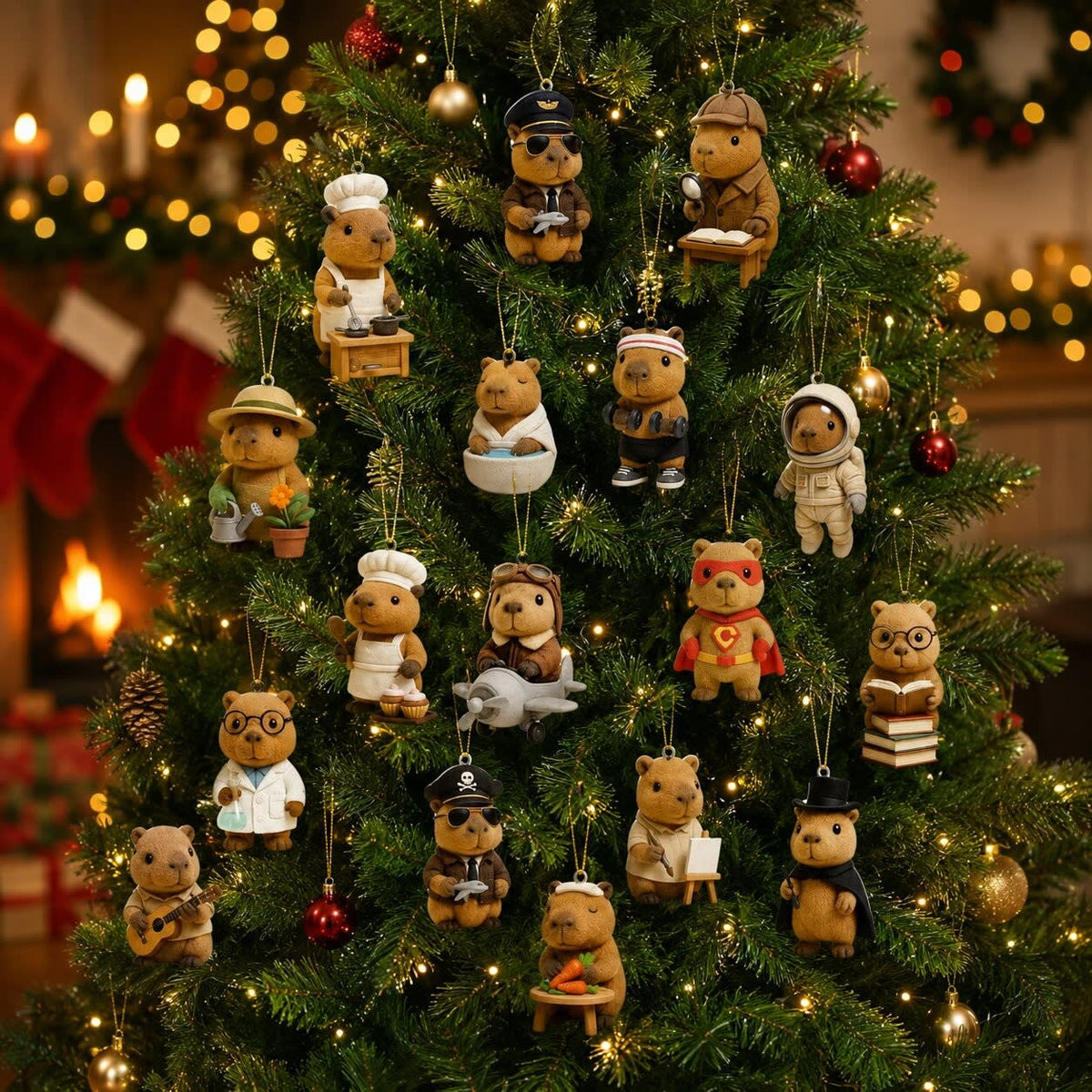 Capybara Advent Calendar 2026 with 24 Surprise Figures Christmas Countdown_3