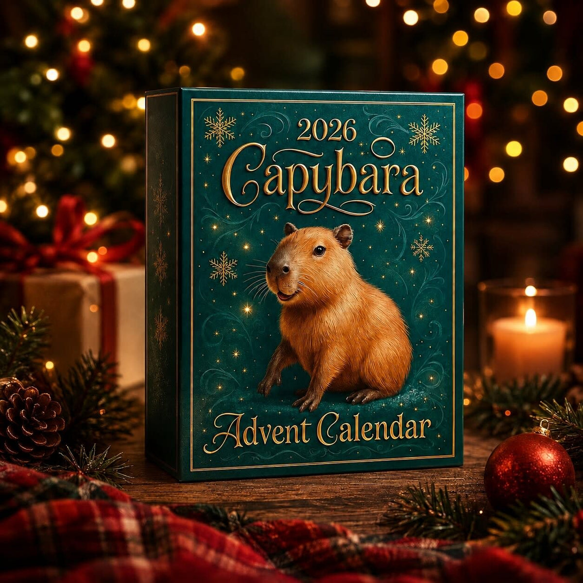 Capybara Advent Calendar 2026 with 24 Surprise Figures Christmas Countdown_4