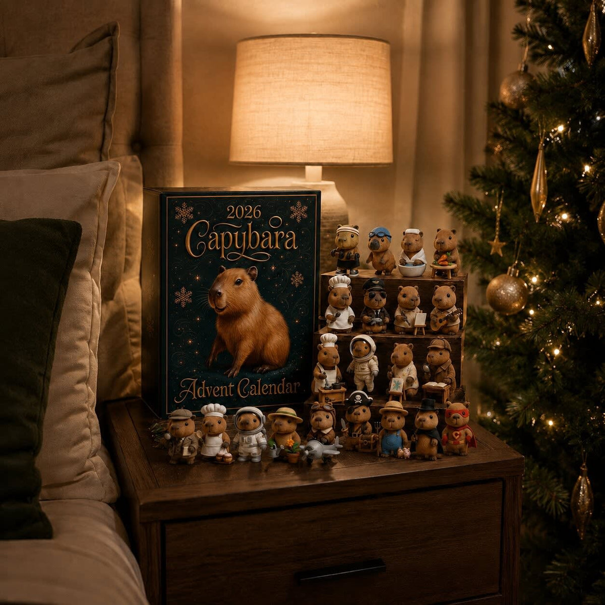 Capybara Advent Calendar 2026 with 24 Surprise Figures Christmas Countdown_5