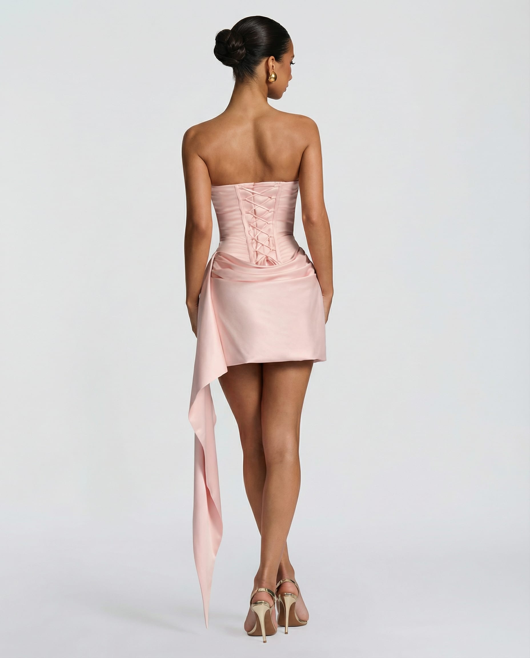 Women's Satin Corset Dress | Jacquetta_13