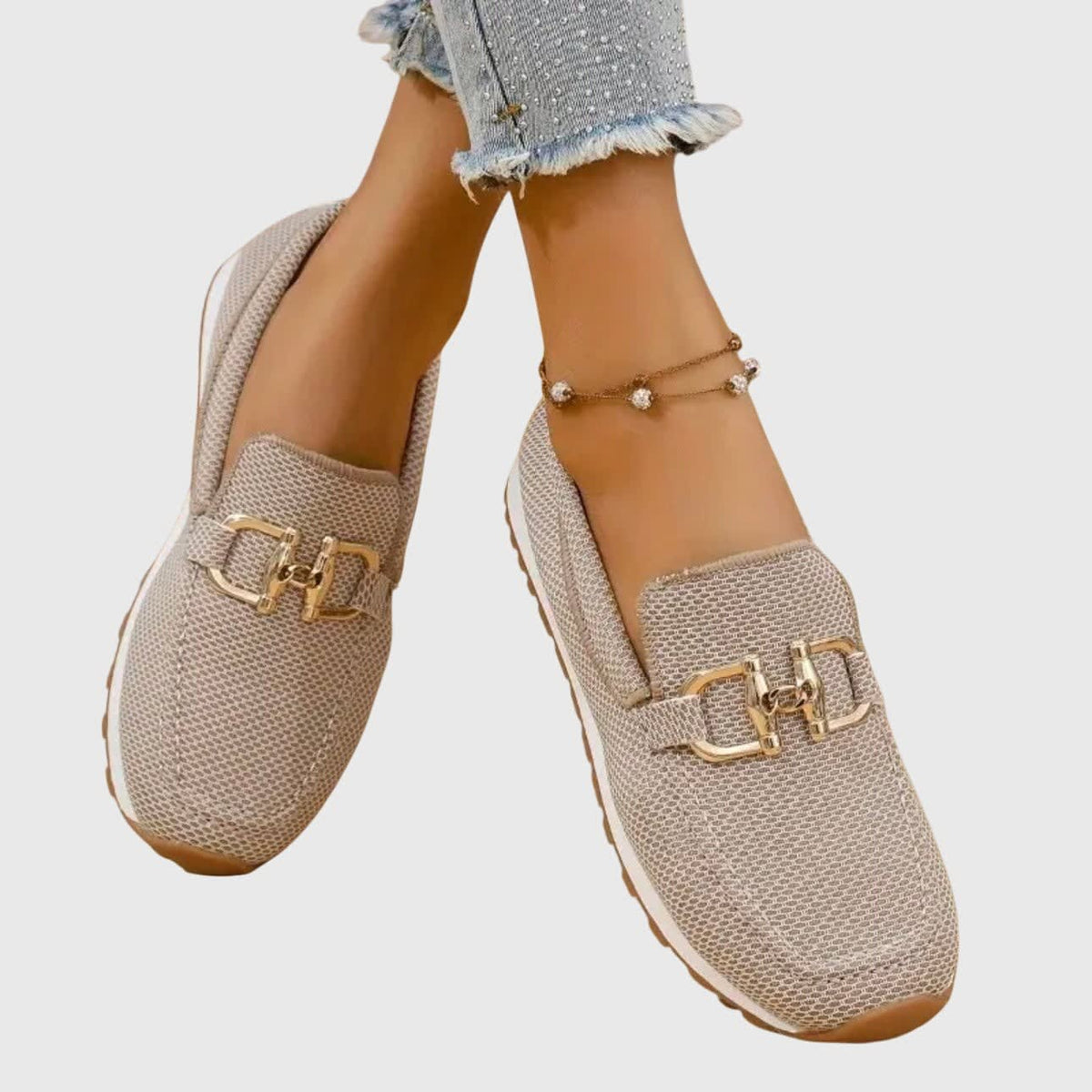 Women's Cushioned Arch Support Loafers | Irene_5