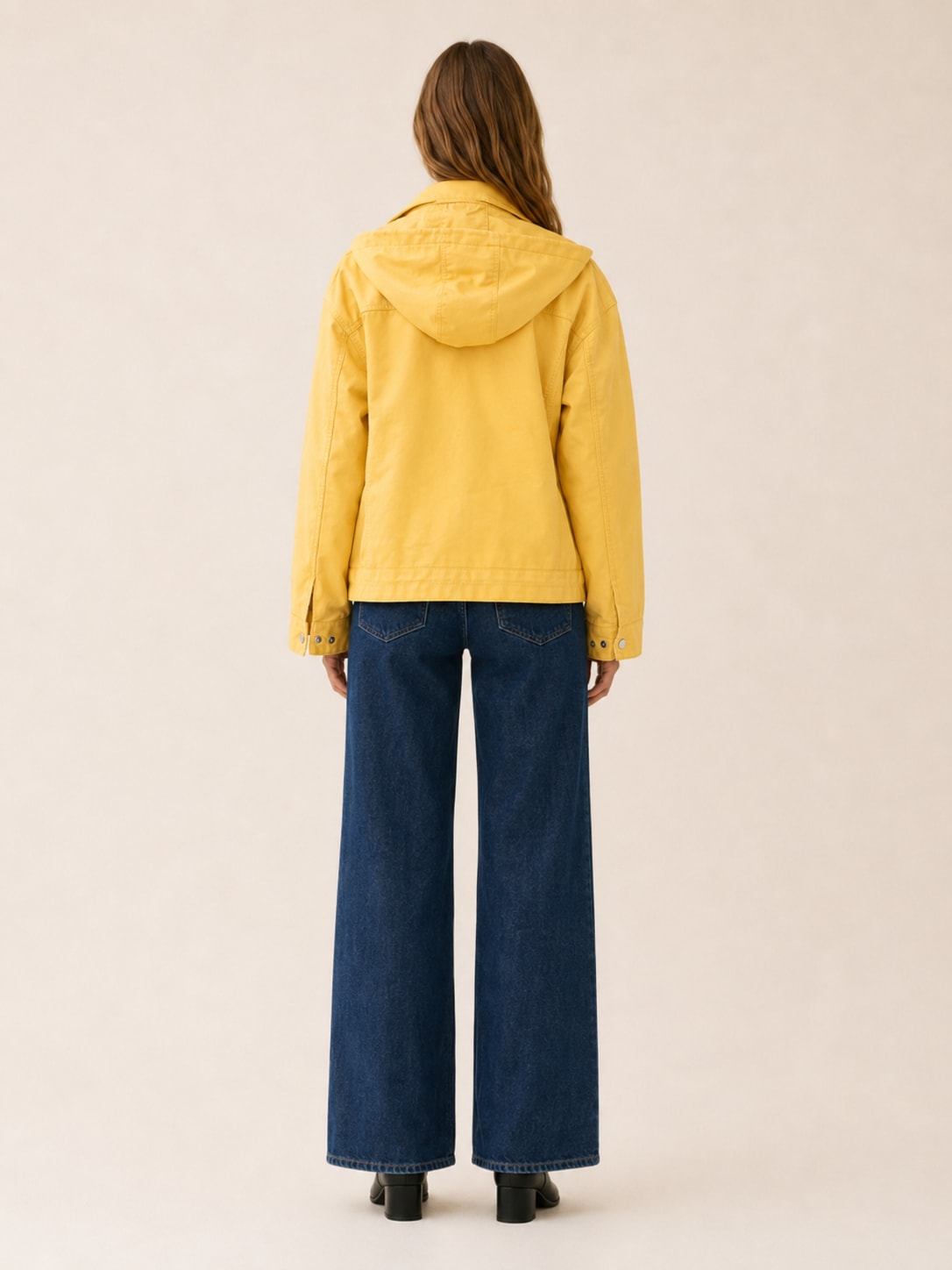 Women's Moto Biker Jacket with Drawstring Hem | Allison Matthews_2