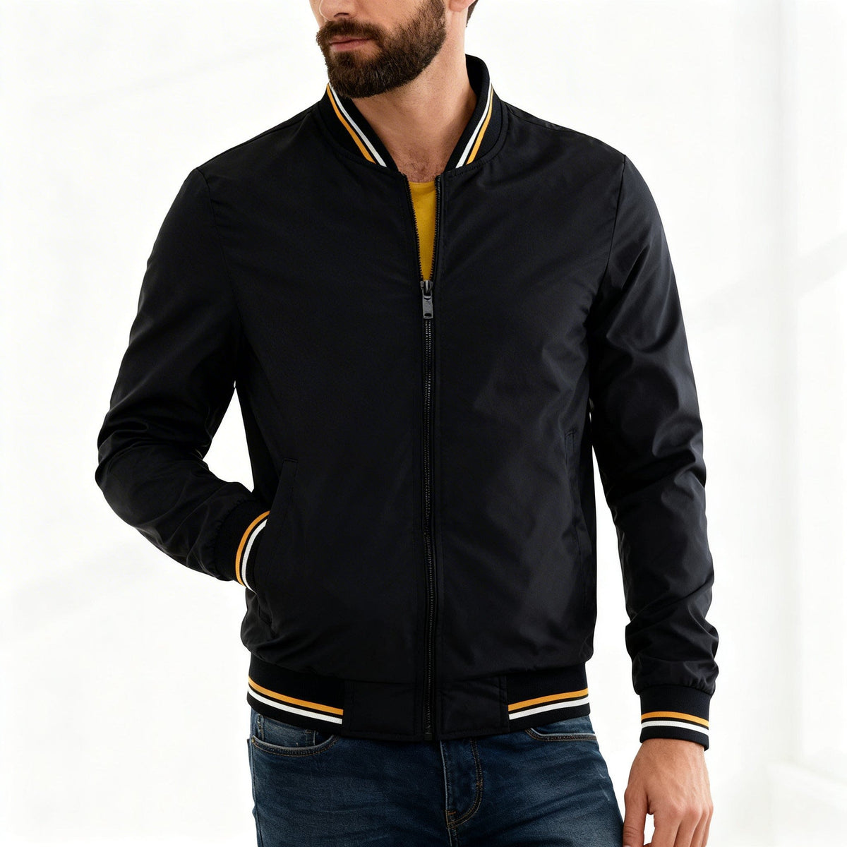 Men's Water Resistant Bomber Jacket | Brian_2