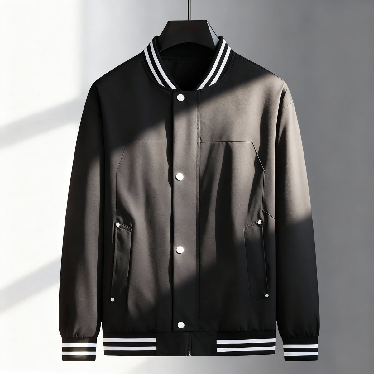 Men's Color Block Varsity Jacket | Brett_6