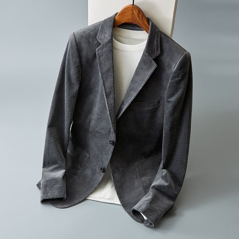 Men's Slim Fit Corduroy Blazer | Benedict_3