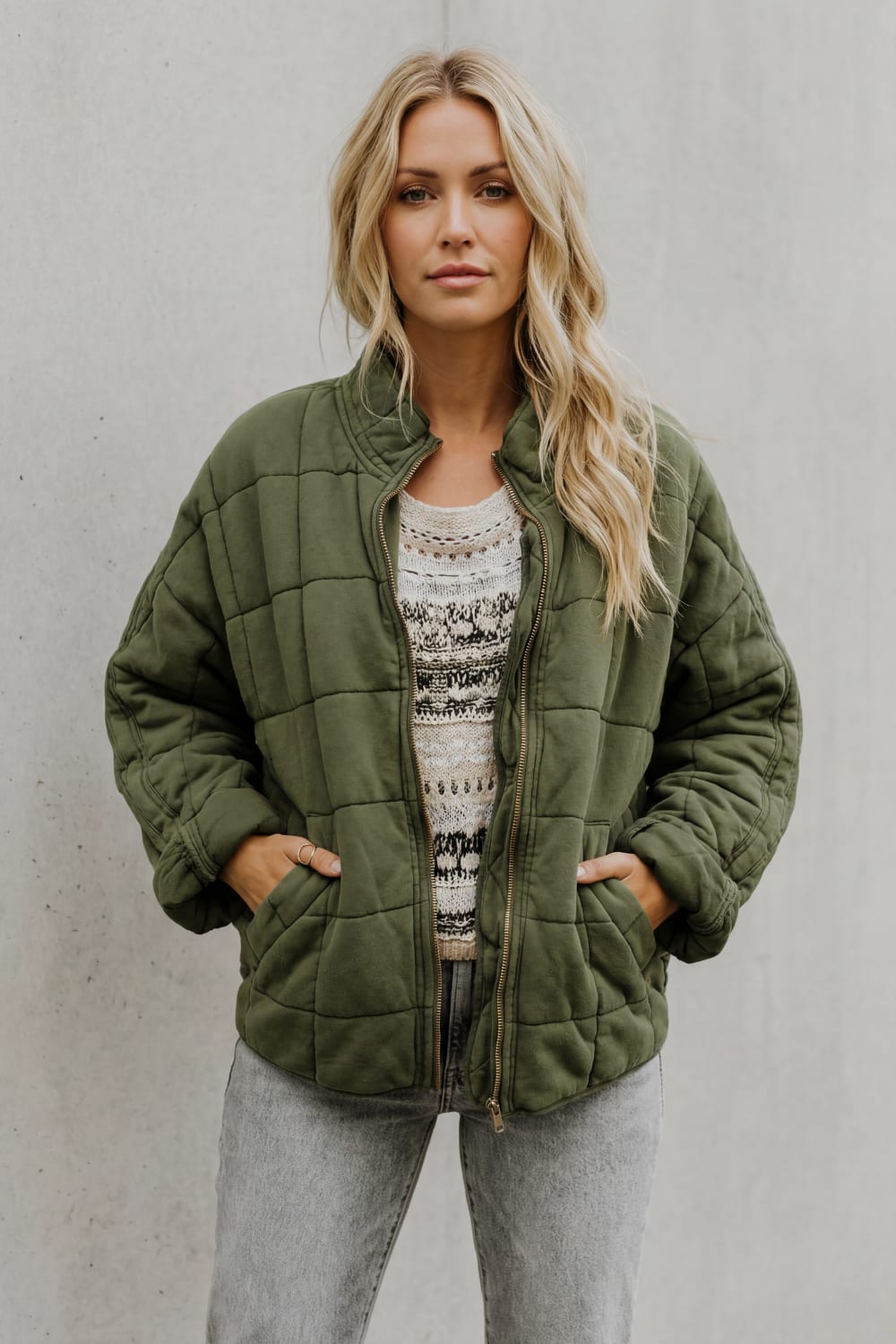 Women's Oversized Quilted Jacket | Beth_2