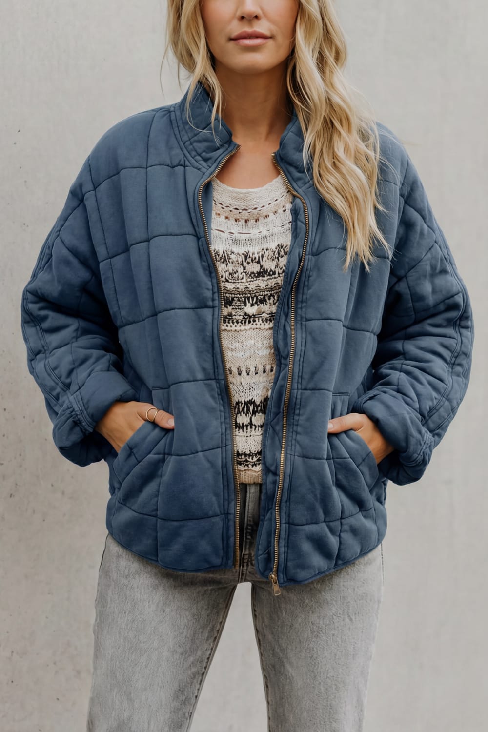 Women's Oversized Quilted Jacket | Beth_9