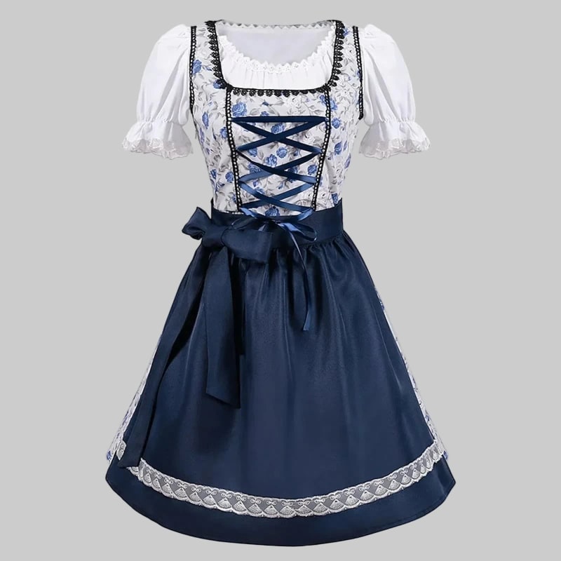 Women's Floral Oktoberfest Dirndl Dress | Adrienne_1