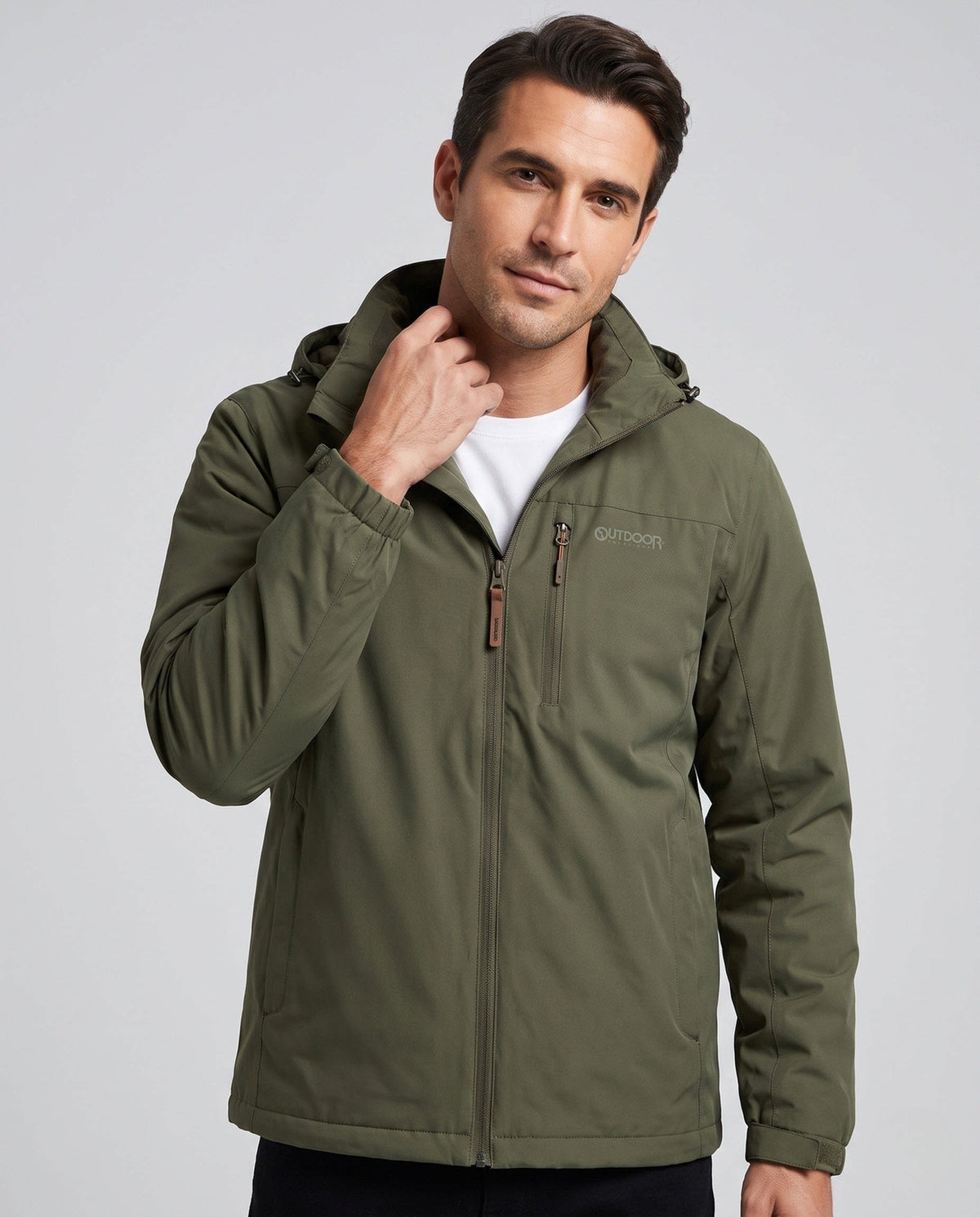 Men's Hooded Lightweight Outdoor Jacket | Elio_2