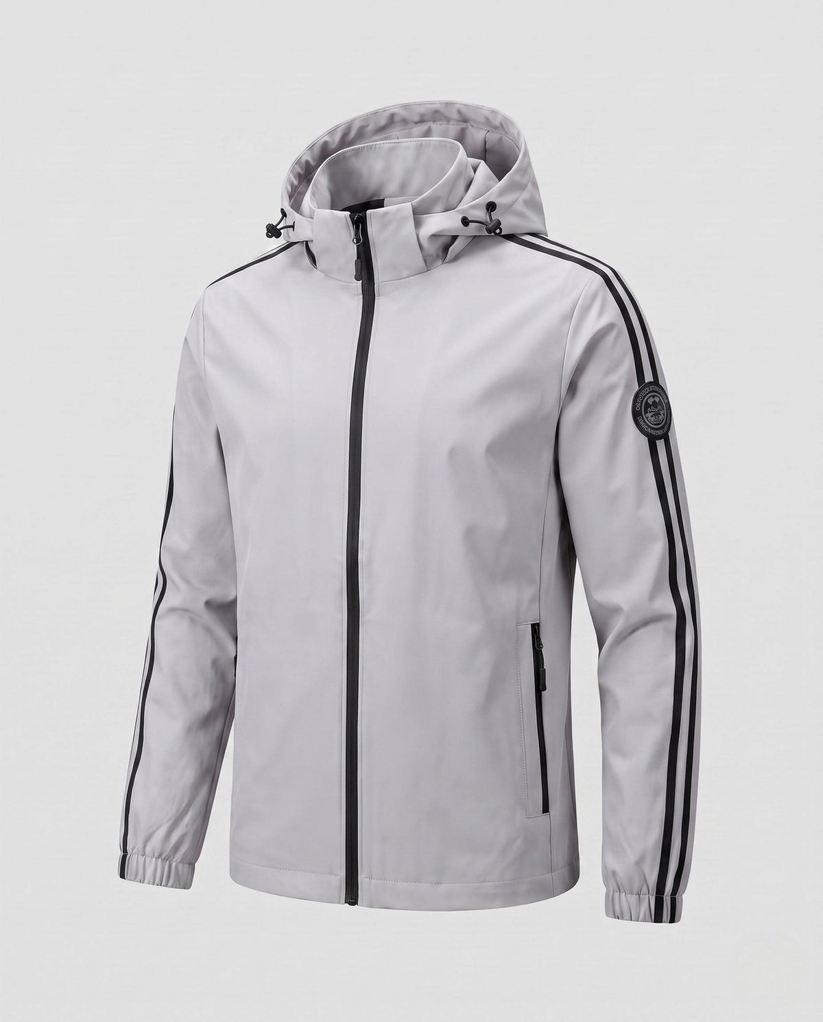 Men's Hooded Softshell Jacket with Reflective Stripes | Miles_6