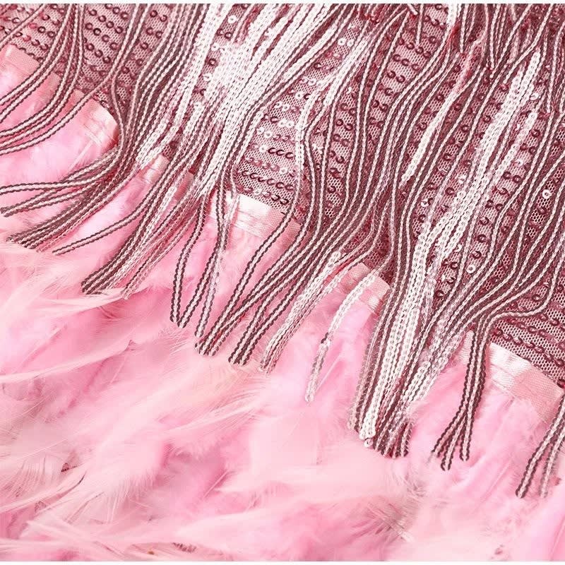 Women's Sequin Fringe Cocktail Dress | Daniela_6