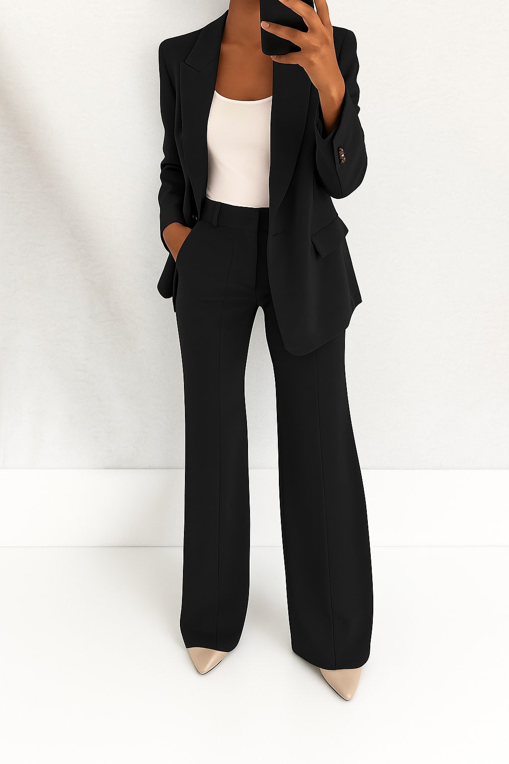 Women's Tailored Peak Lapel Trouser Suit | Heidi_6