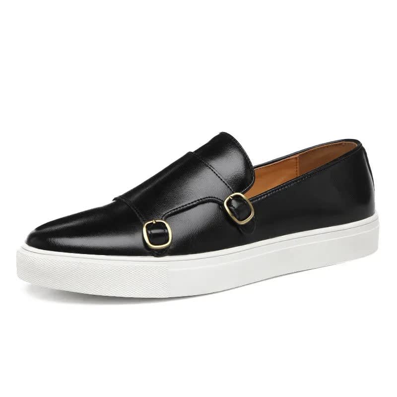 Men's Leather Monk Strap Loafers | Jerome_7