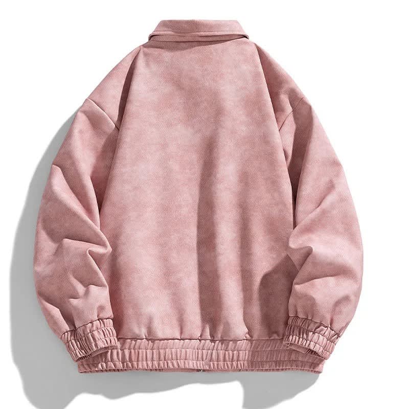 Men's Faux Suede Bomber Jacket | Grayson_8