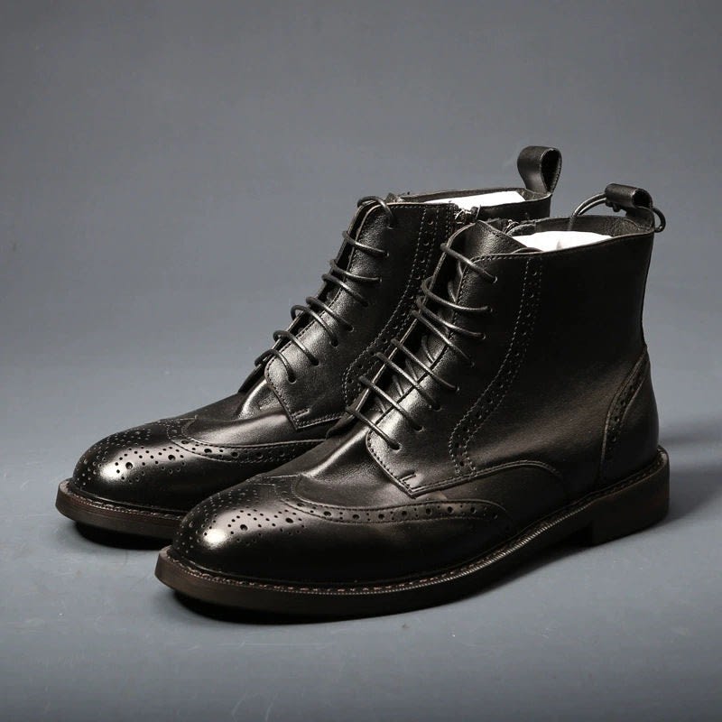 Men's Leather Brogue Boots | Innes_2