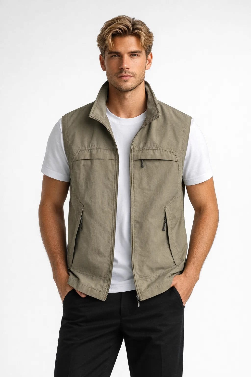 Men's Lightweight Zip-Up Gilet | Harvey_2
