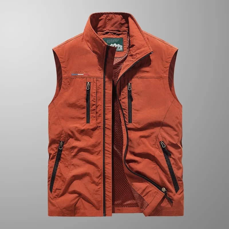 Men's Lightweight Multi Pocket Gilet | Donovan_12
