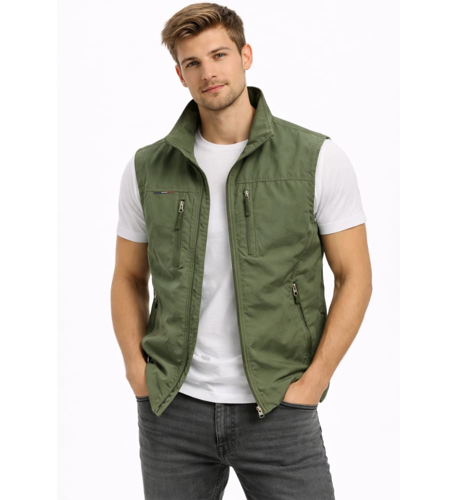 Men's Lightweight Multi Pocket Gilet | Donovan_5