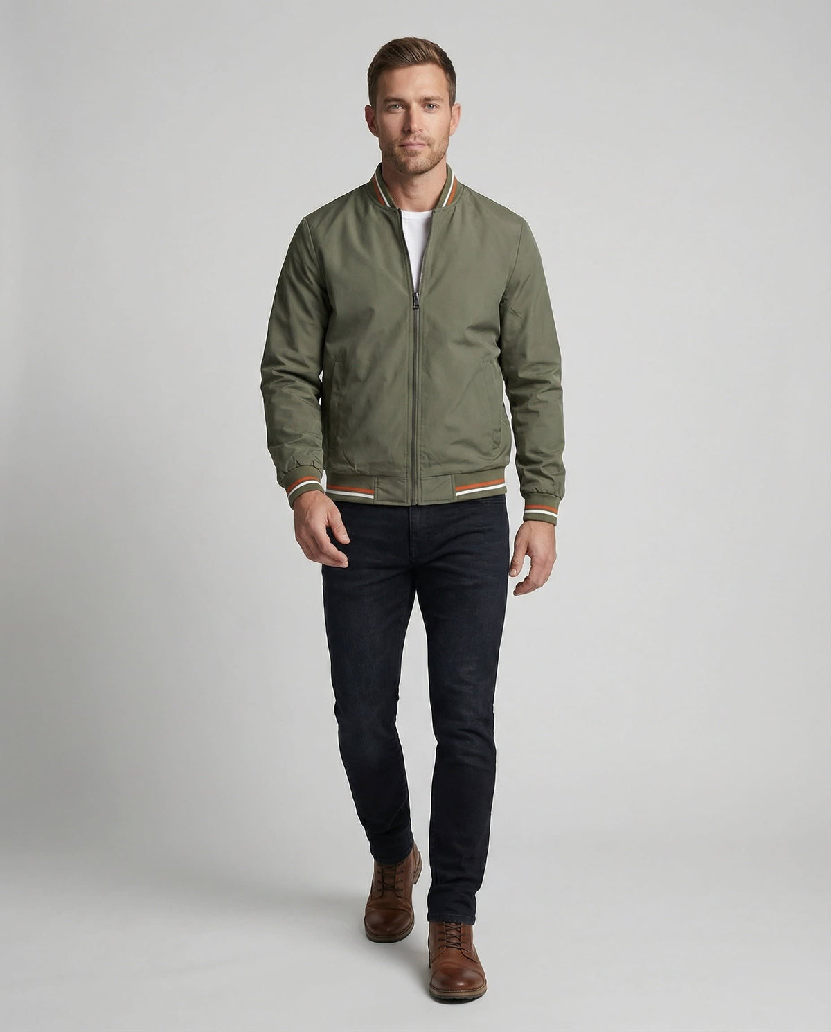 Men's Slim Fit Bomber Jacket | Dominic_2