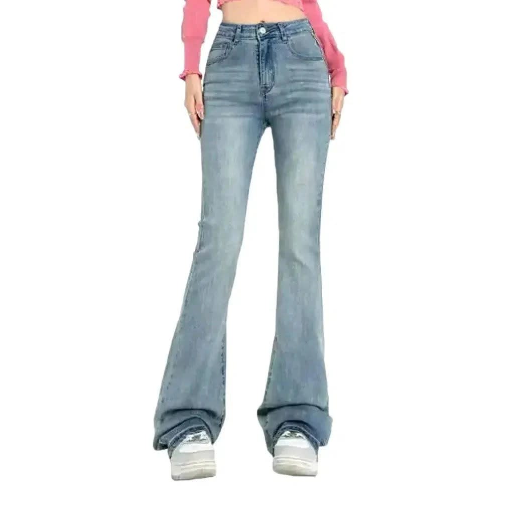 Women's Vintage Wash Bootcut Jeans | Arabella_2