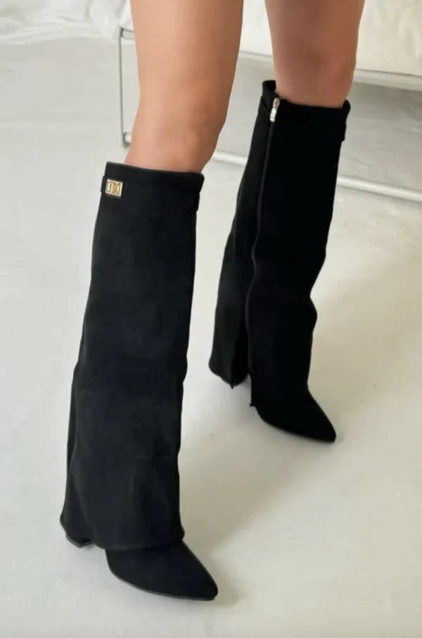Women's Pointed Toe Knee High Boots | Manon_5