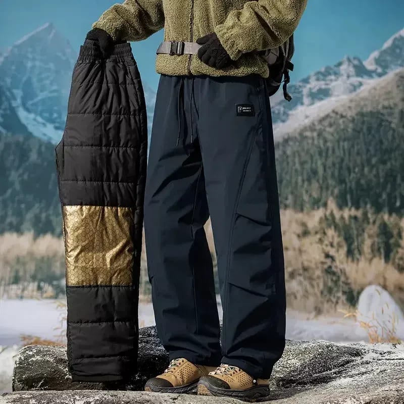 Men's Waterproof Quilted Winter Ski Trousers | Karl_2