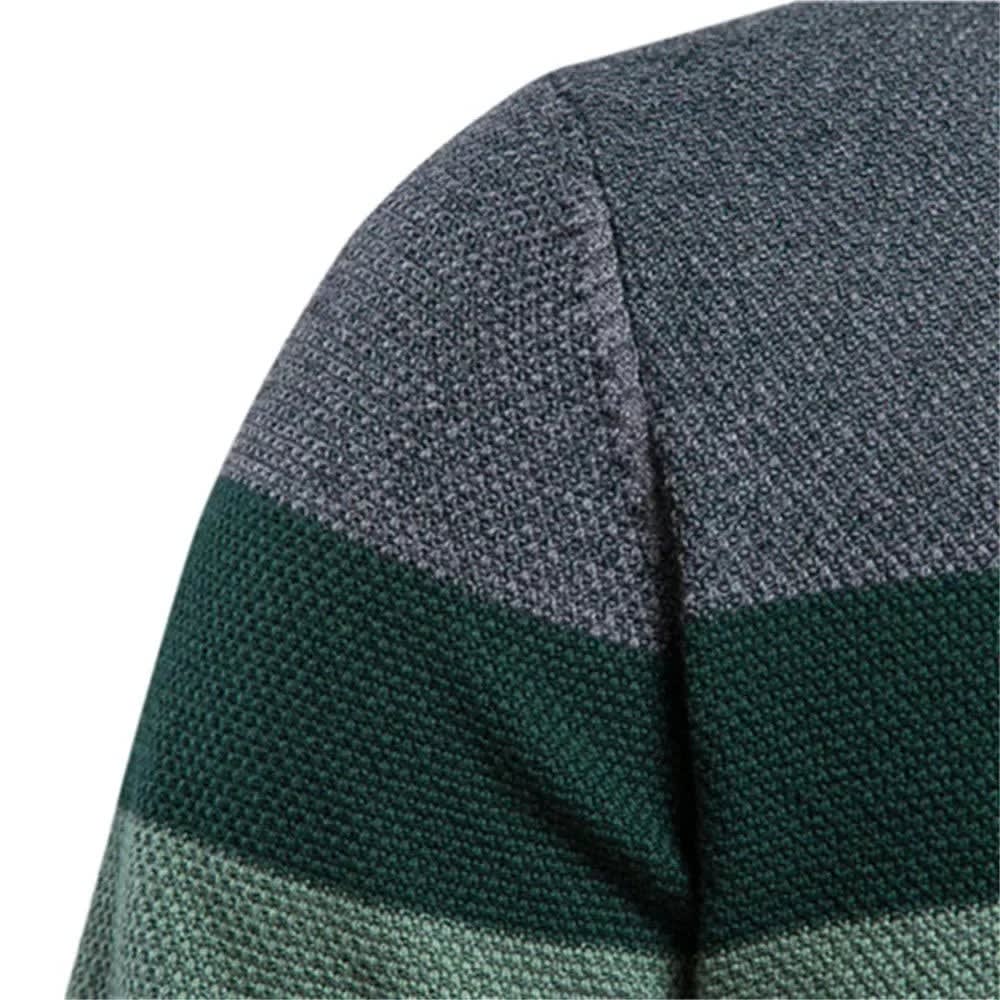 Men's Color Block Crew Neck Jumper | Wyatt_6