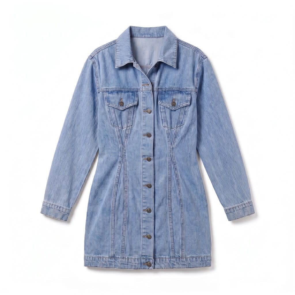 Women's Oversized Denim Jacket | Ayla_6