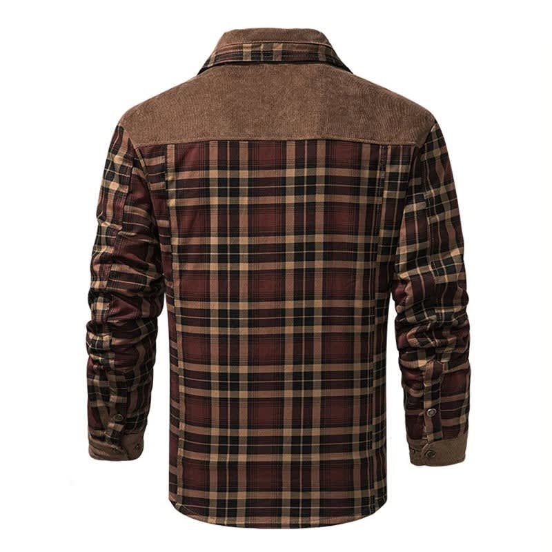 Men's Fleece Lined Flannel Jacket | Quentin_3