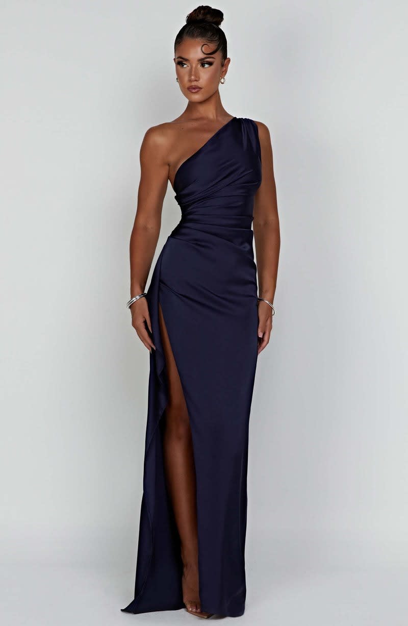 Women's One-Shoulder Wedding Guest Maxi Dress | Lucinda_7
