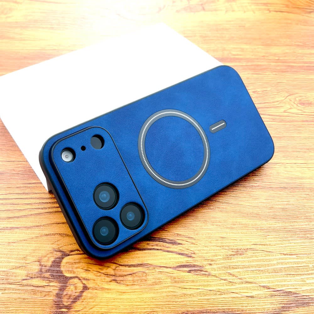 Men's Faux Leather MagSafe iPhone Case | Ben_13