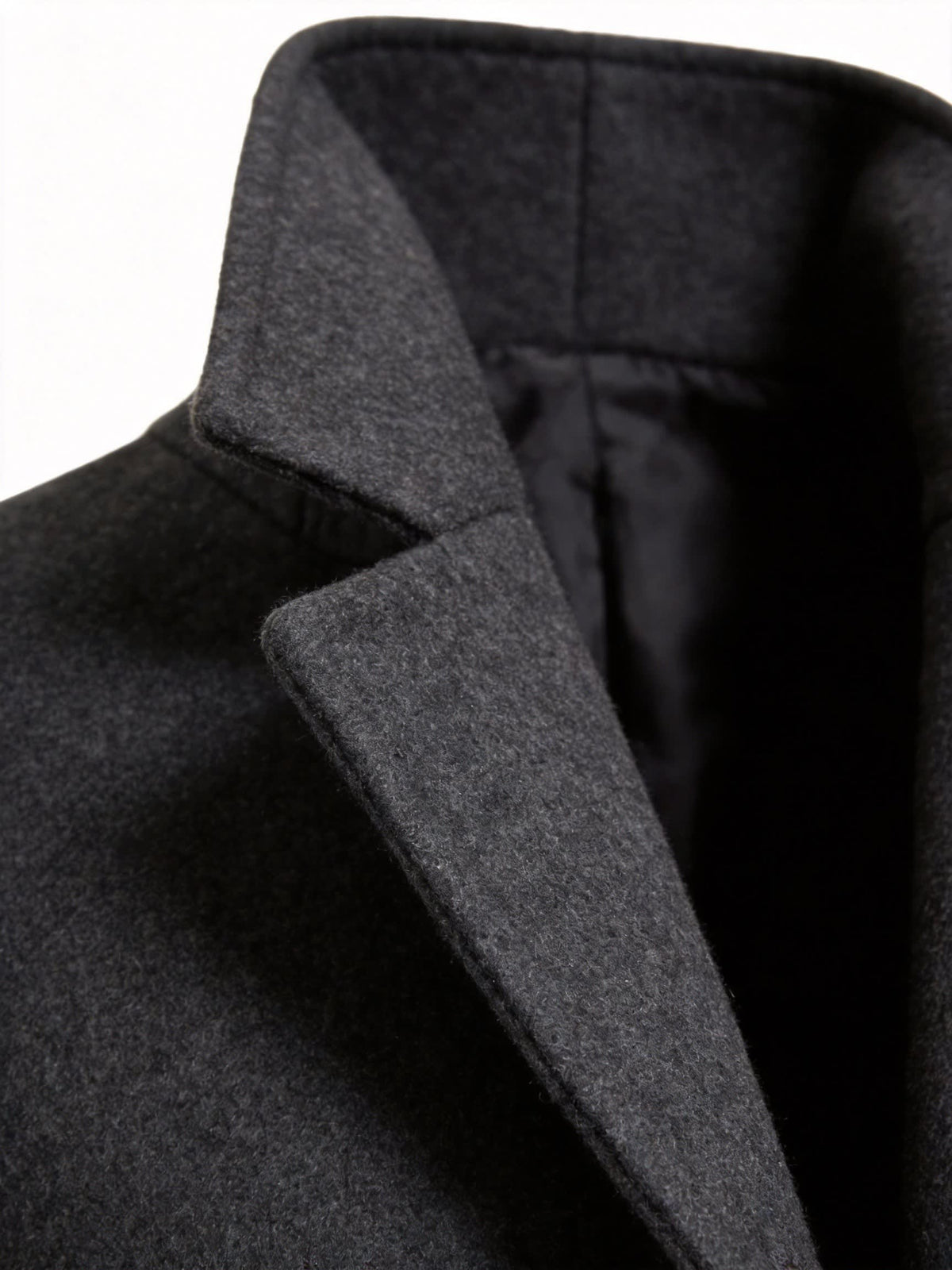 Men's Single Breasted Longline Overcoat | Anthony_29