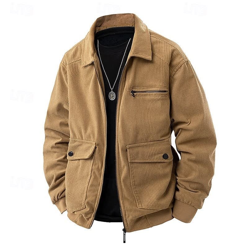 Men's Corduroy Zip-Up Jacket | Cillian_2