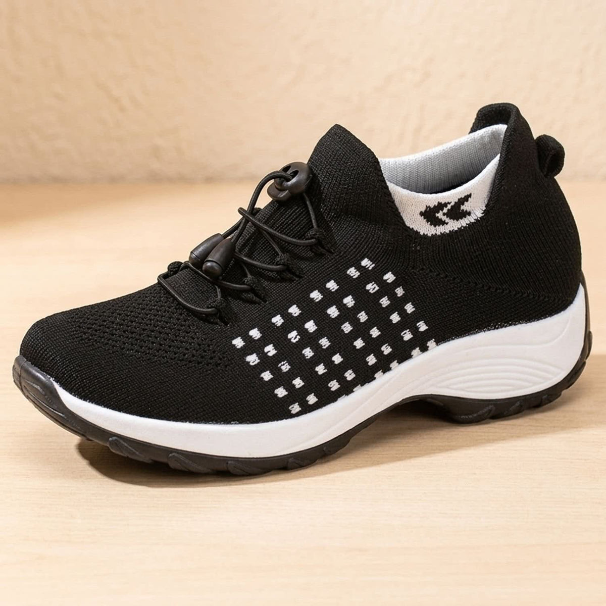 Women's Sock Knit Orthopedic Trainers | Alwena_7
