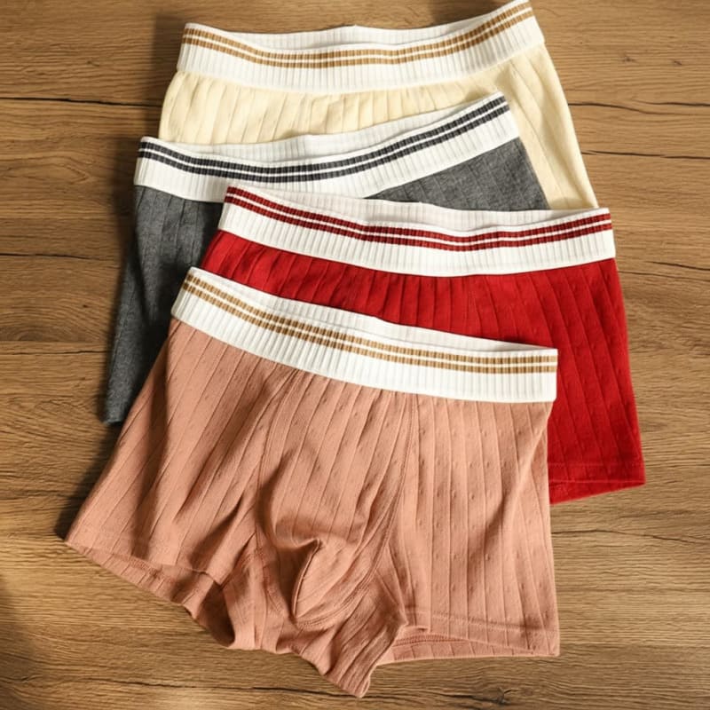 Men's Ribbed Cotton Trunks | Everard_1