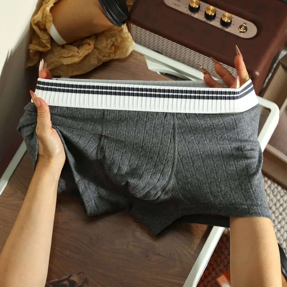 Men's Ribbed Cotton Trunks | Everard_13