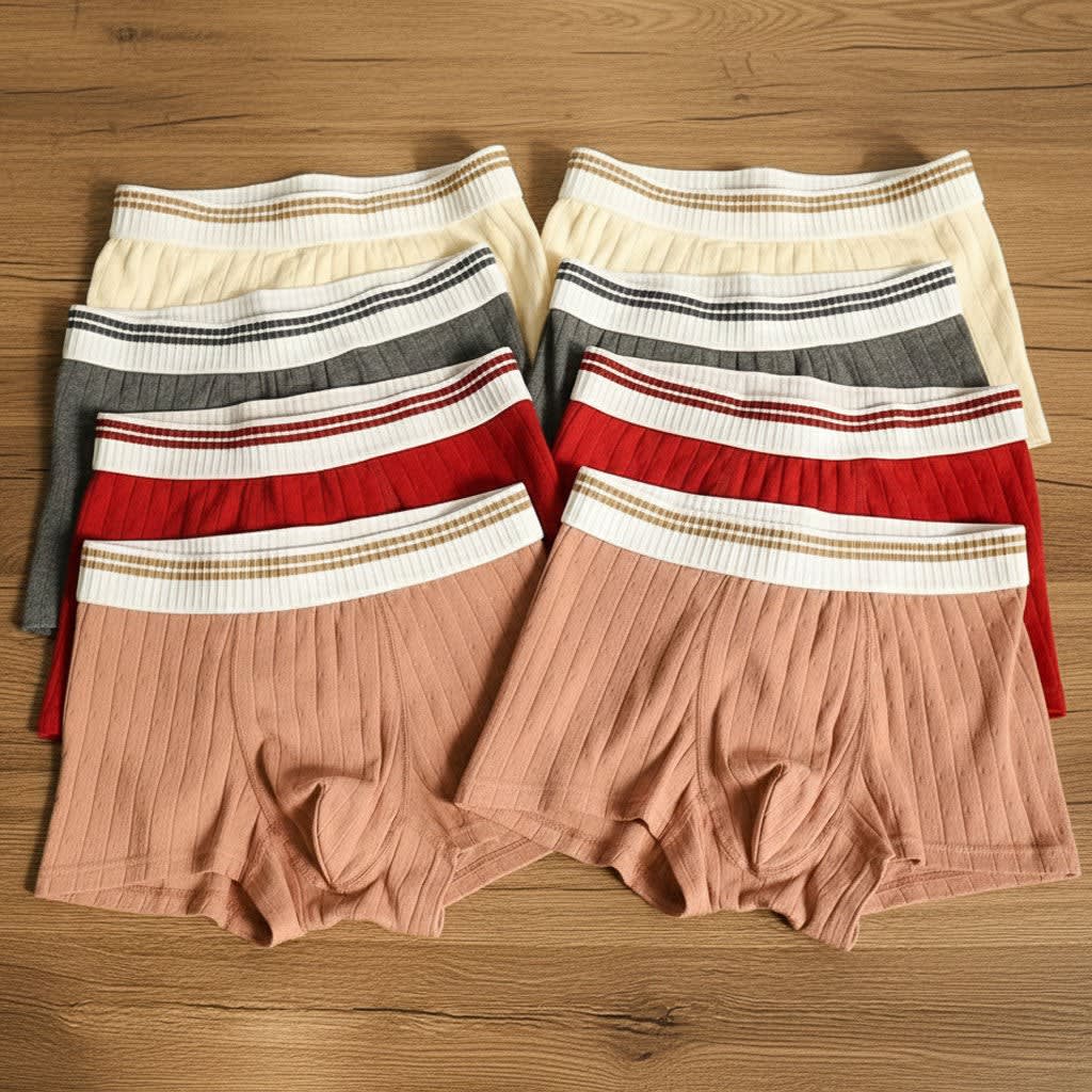 Men's Ribbed Cotton Trunks | Everard_4