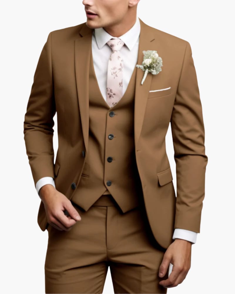 Men's Slim Fit Three Piece Suit | Neal_3