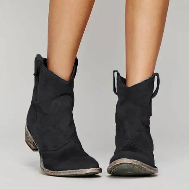 Women's Western Cowboy Ankle Boots | Katrina_2
