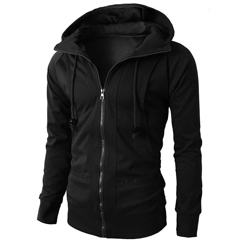 Men's Zip Up Hoodie with Pockets | Rocco_2