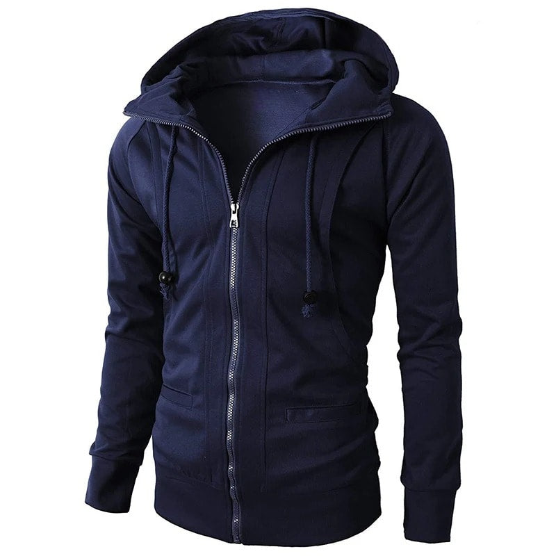Men's Zip Up Hoodie with Pockets | Rocco_3