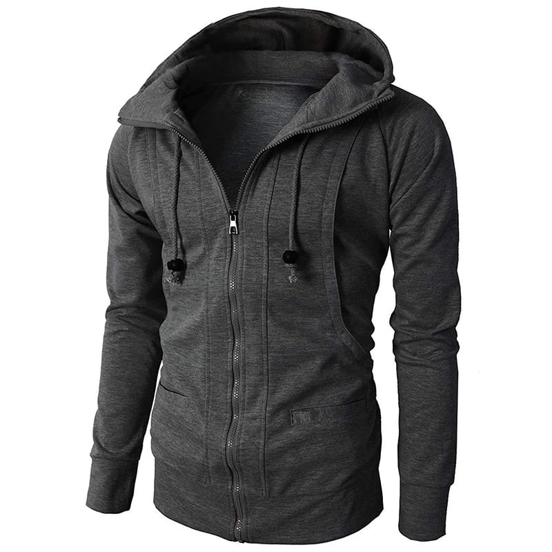 Men's Zip Up Hoodie with Pockets | Rocco_4