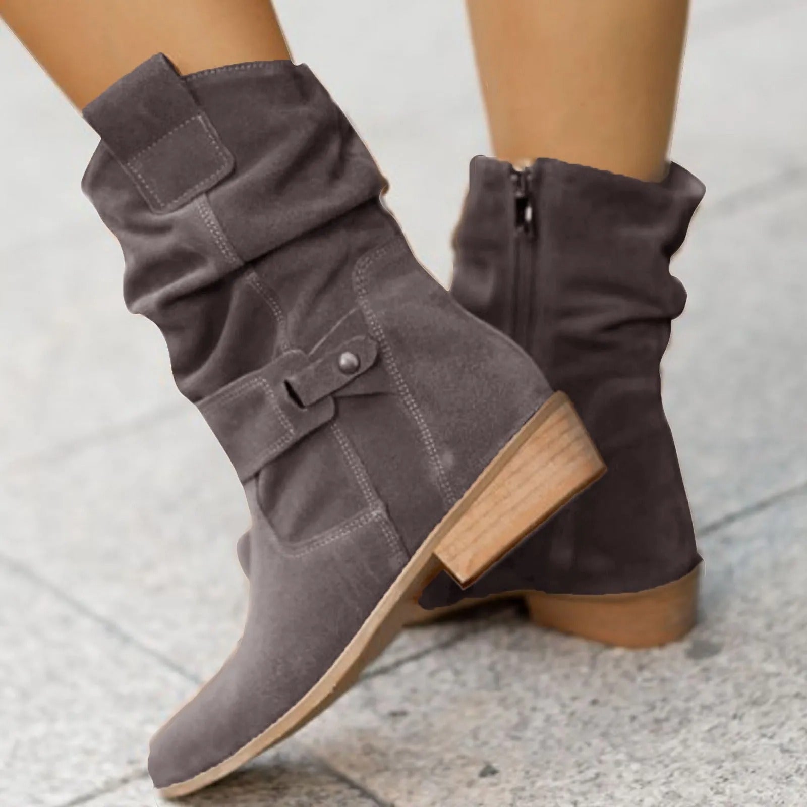 Women’s Suede Ankle Boots | Clara