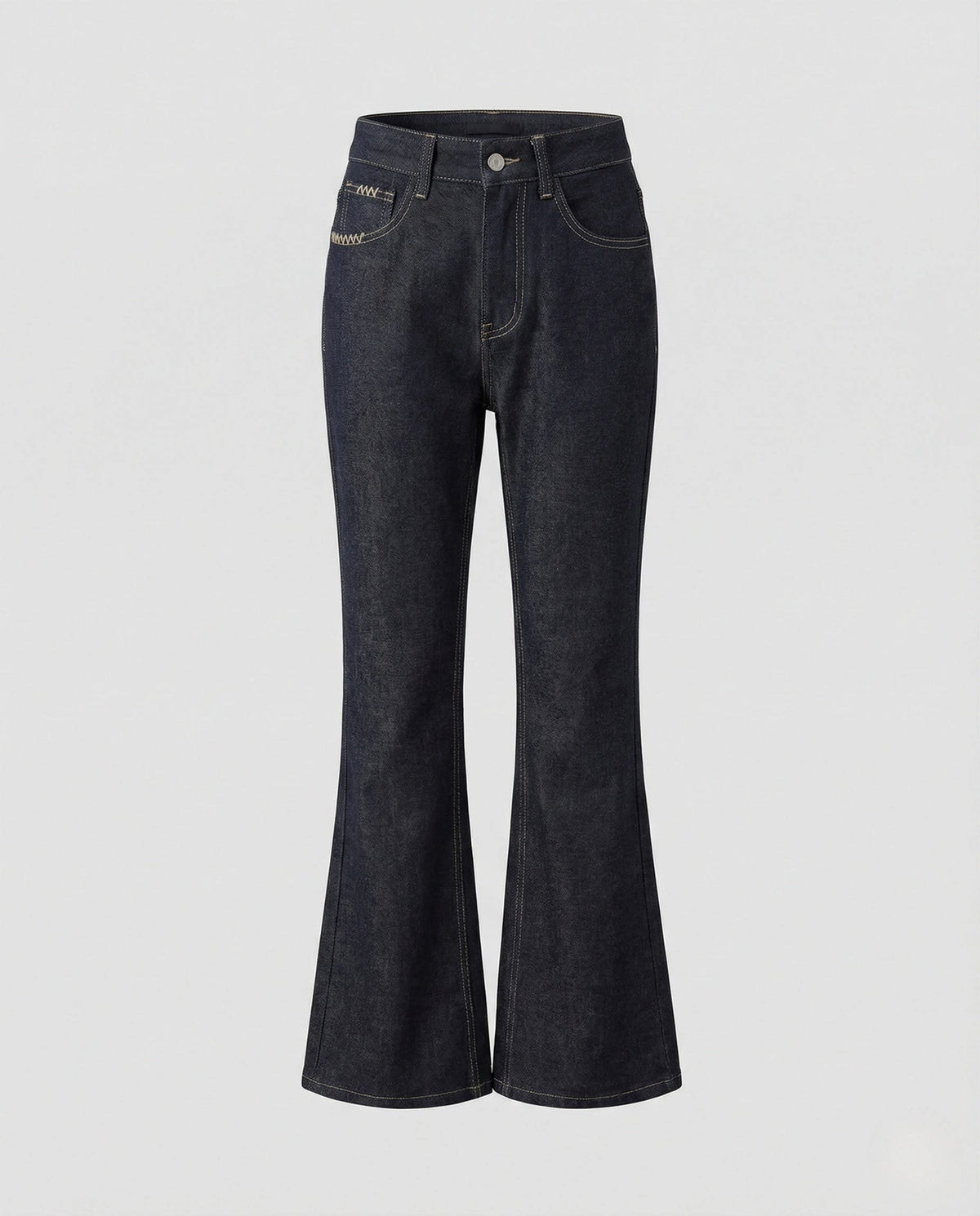 Women's Contrast Stitch Bootcut Jeans | Elizabeth_5