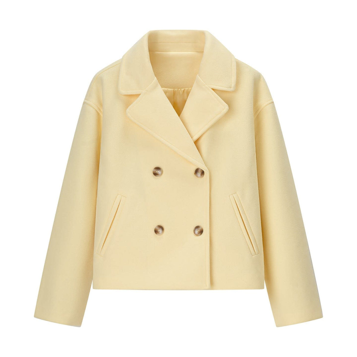 Women's Oversized Wool Blend Pea Coat | Eloise_5