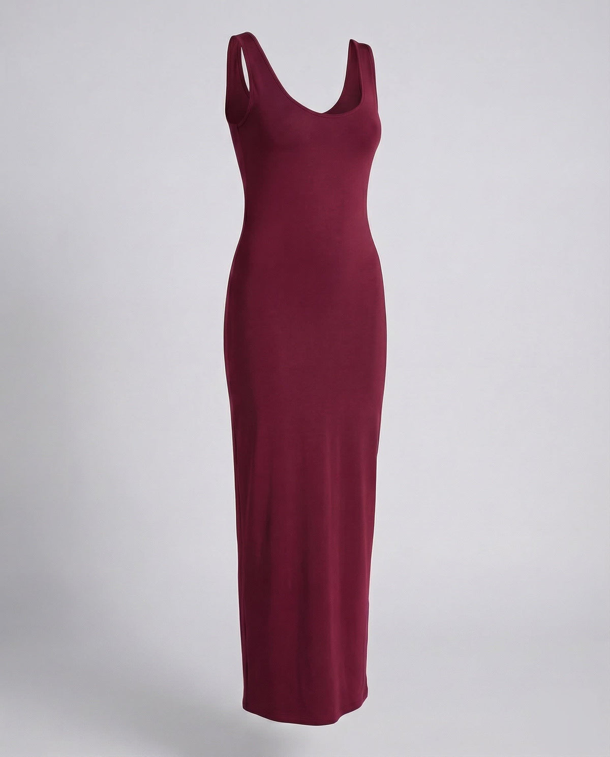 Women's Scoop Neck Bodycon Maxi Dress | Adelaide_10