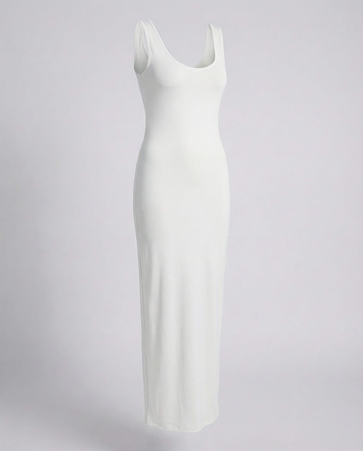 Women's Scoop Neck Bodycon Maxi Dress | Adelaide_12