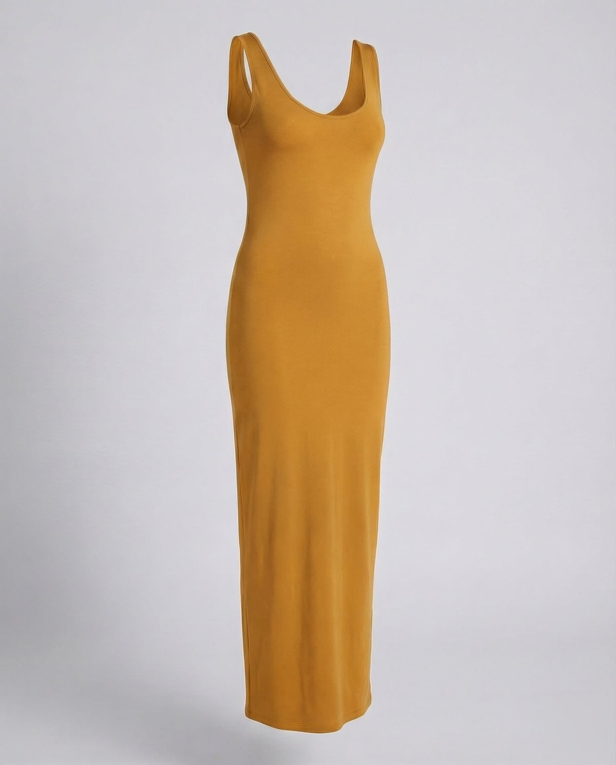 Women's Scoop Neck Bodycon Maxi Dress | Adelaide_14