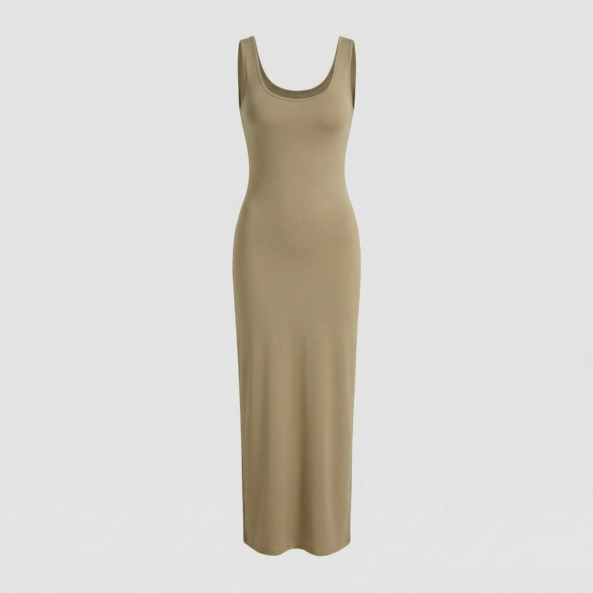 Women's Scoop Neck Bodycon Maxi Dress | Adelaide_15