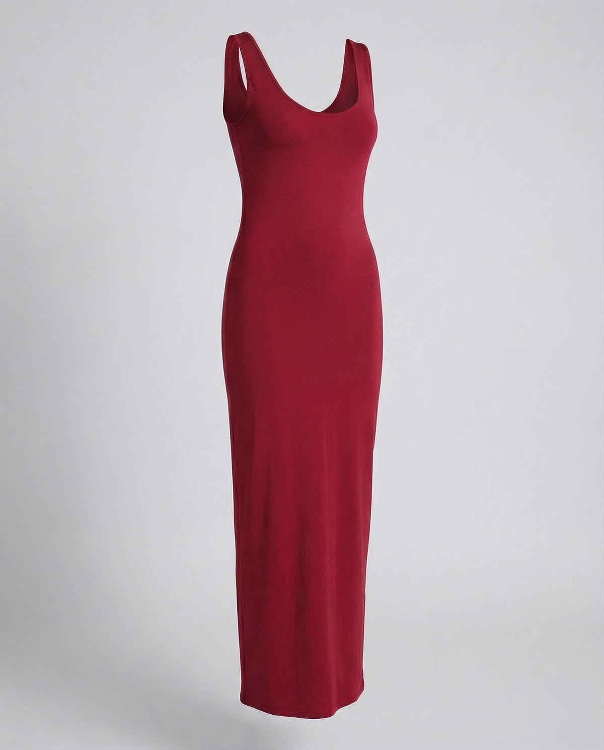 Women's Scoop Neck Bodycon Maxi Dress | Adelaide_16